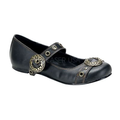 Costume- Ladies Steampunk 'Daisy' Flat Shoes
