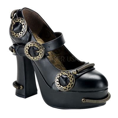 Costume- Ladies Steampunk Heeled Shoes
