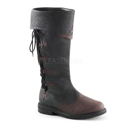 Costume - Mens Captain brown boots