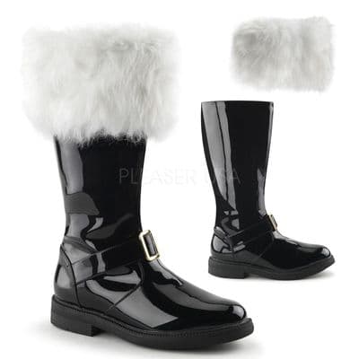 Costume - Mens Santa shiny boots