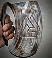 Drinking Horn Mug Valknot