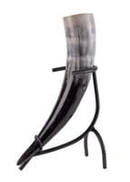 Drinking horn steel stand