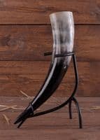 Drinking horn steel stand
