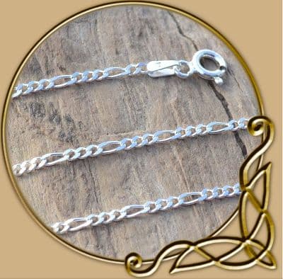 Figaro silver neck chain