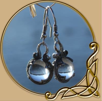 Gotland crystal ball earings