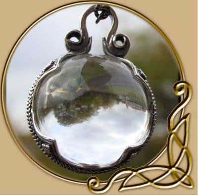 Gotland crystal ball pendant