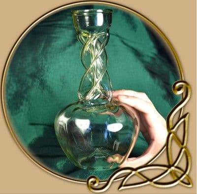 Kuttrolf historical glass