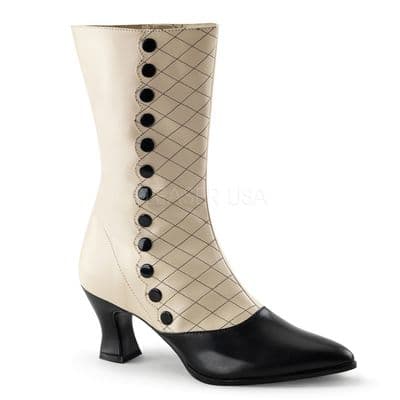 Ladies Buttoned and Stitched Victorian Boots