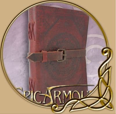 Large leather diary