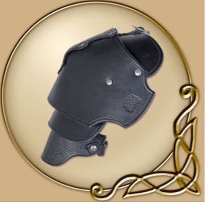 LARP Artax leather pauldrons