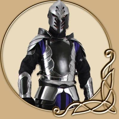 LARP Black Ice Platemail Armour