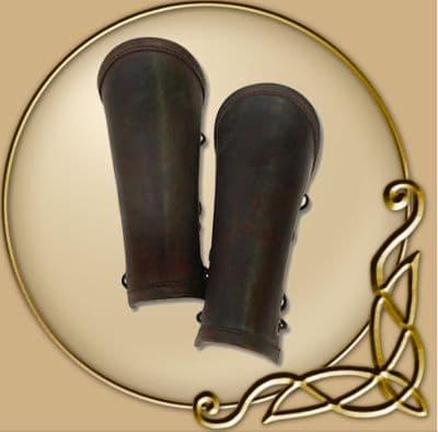 LARP Borg Leather Bracers