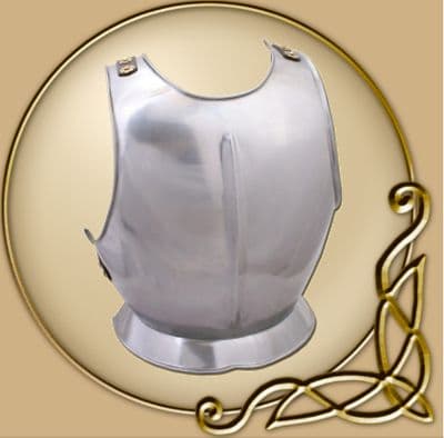 LARP Breast Plate with leather back straps