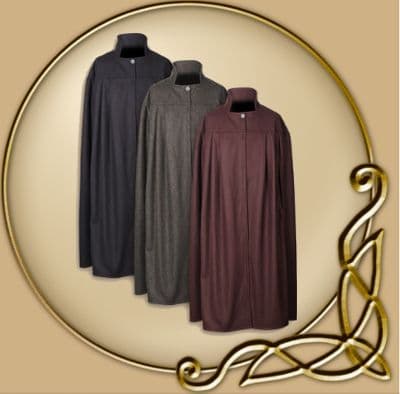 LARP Bron wool cloak