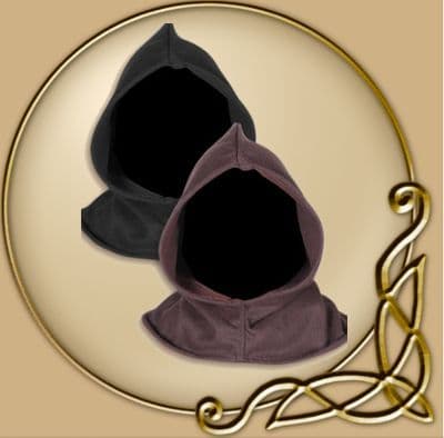 LARP Bron wool hood