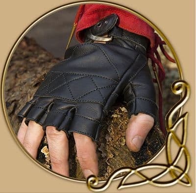 LARP Celtic gloves leather