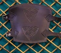 LARP Celtic Warrior Leather Bracers
