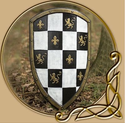 LARP Checkered shield