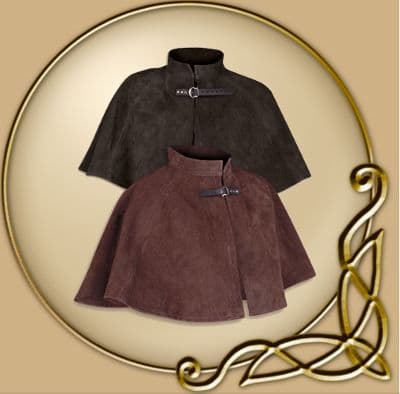 LARP Colin suede cape