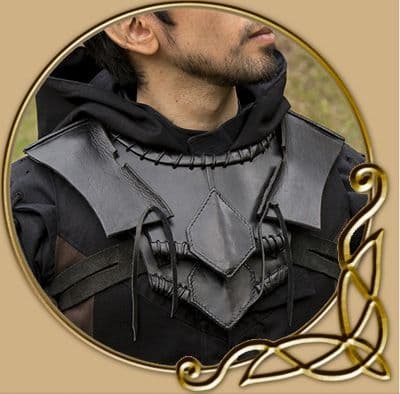 LARP Dark Elf Gorget