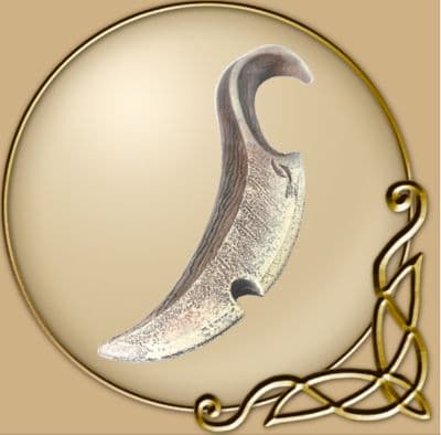 LARP Dark elven throwing knife