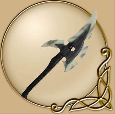 LARP Dark Elven War Axe