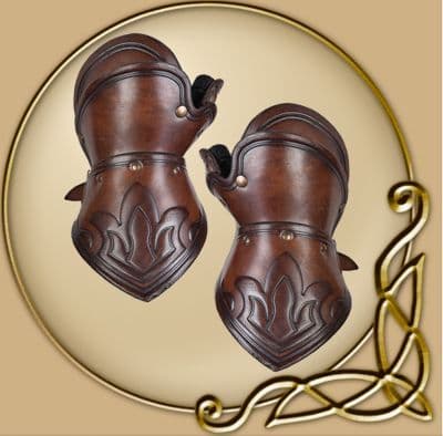 LARP Decius leather gauntlet