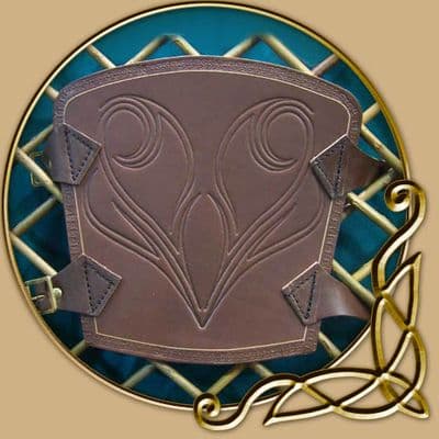LARP Eldar Leather Bracers