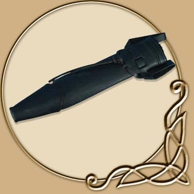 LARP Full Scabbard Dagger - Left Handed