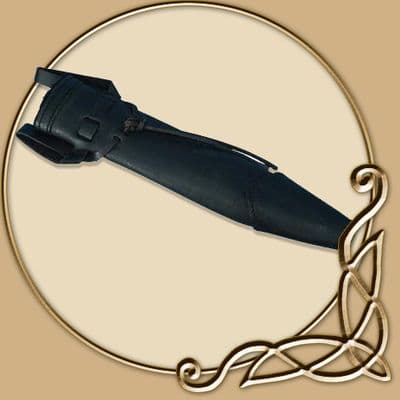 LARP Full Scabbard Dagger - Right Handed