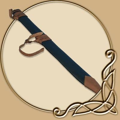 LARP Full Scabbard Large - Left Handed