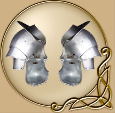 LARP Galahad spaulders