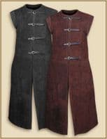 LARP Garen long suede vest