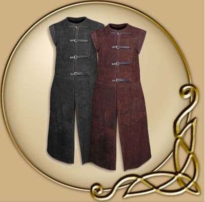 LARP Garen long suede vest