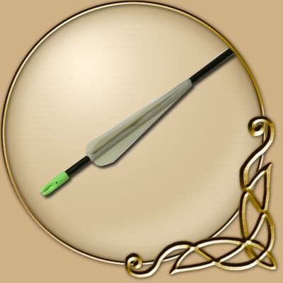 LARP - Glow in the dark - Flat Headed Arrow