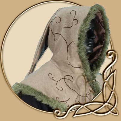 LARP Hood - Fur Edged
