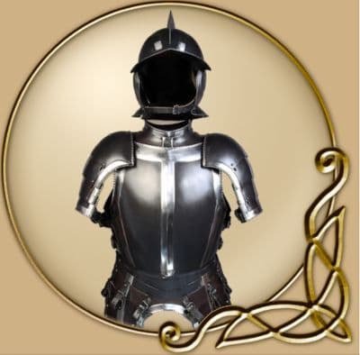 LARP Kaspar complete armour set browned