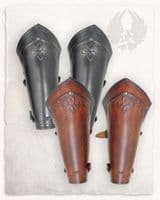 LARP Lancelot leather bracers