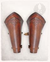 LARP Lancelot leather bracers