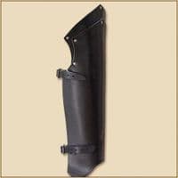 LARP Lancelot leather greaves