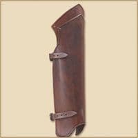 LARP Lancelot leather greaves