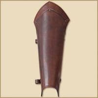 LARP Lancelot leather greaves