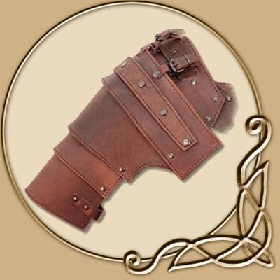 LARP Leather Armor - Albrecht Large Shoulders