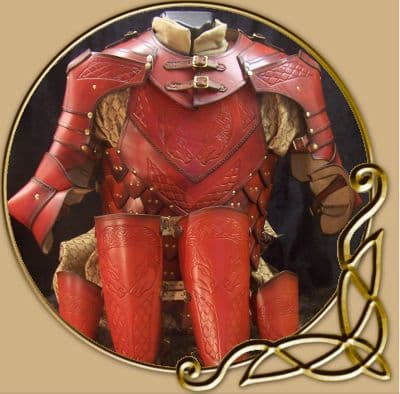 LARP Leather Armour - Dragonkin rider