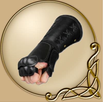 LARP Leather gauntlet