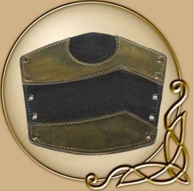 LARP leather warrior bracers