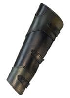 LARP leather warrior greaves