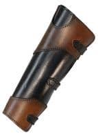 LARP leather warrior greaves