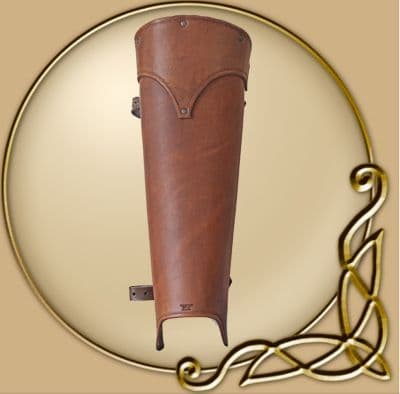LARP Lion leather greaves
