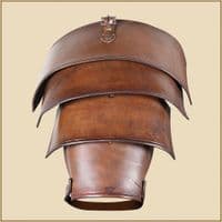 LARP Lorica leather pauldrons